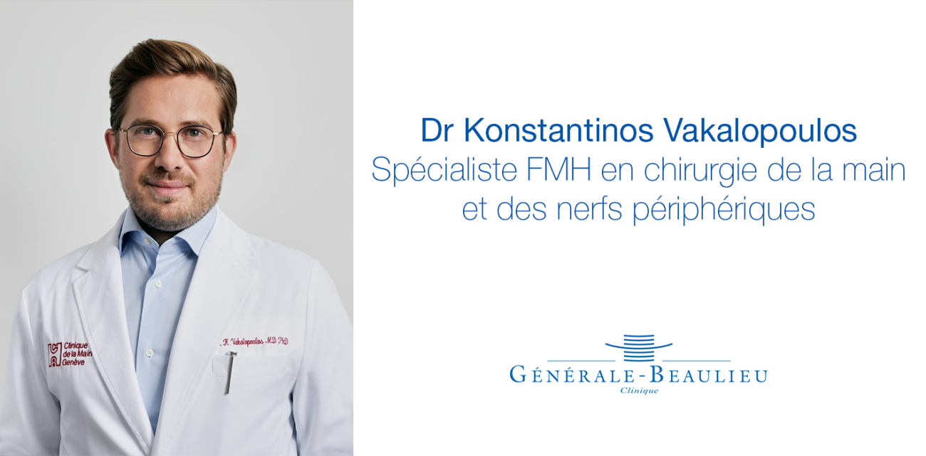 Docteur Konstantinos Vakalopoulos - Clinique de la Main - Genève