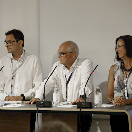 Raffaele De Rosa, Pierre Alain Schnegg, Annamaria Müller, Présidente du Conseil d’administration, Hôpital Fribourg